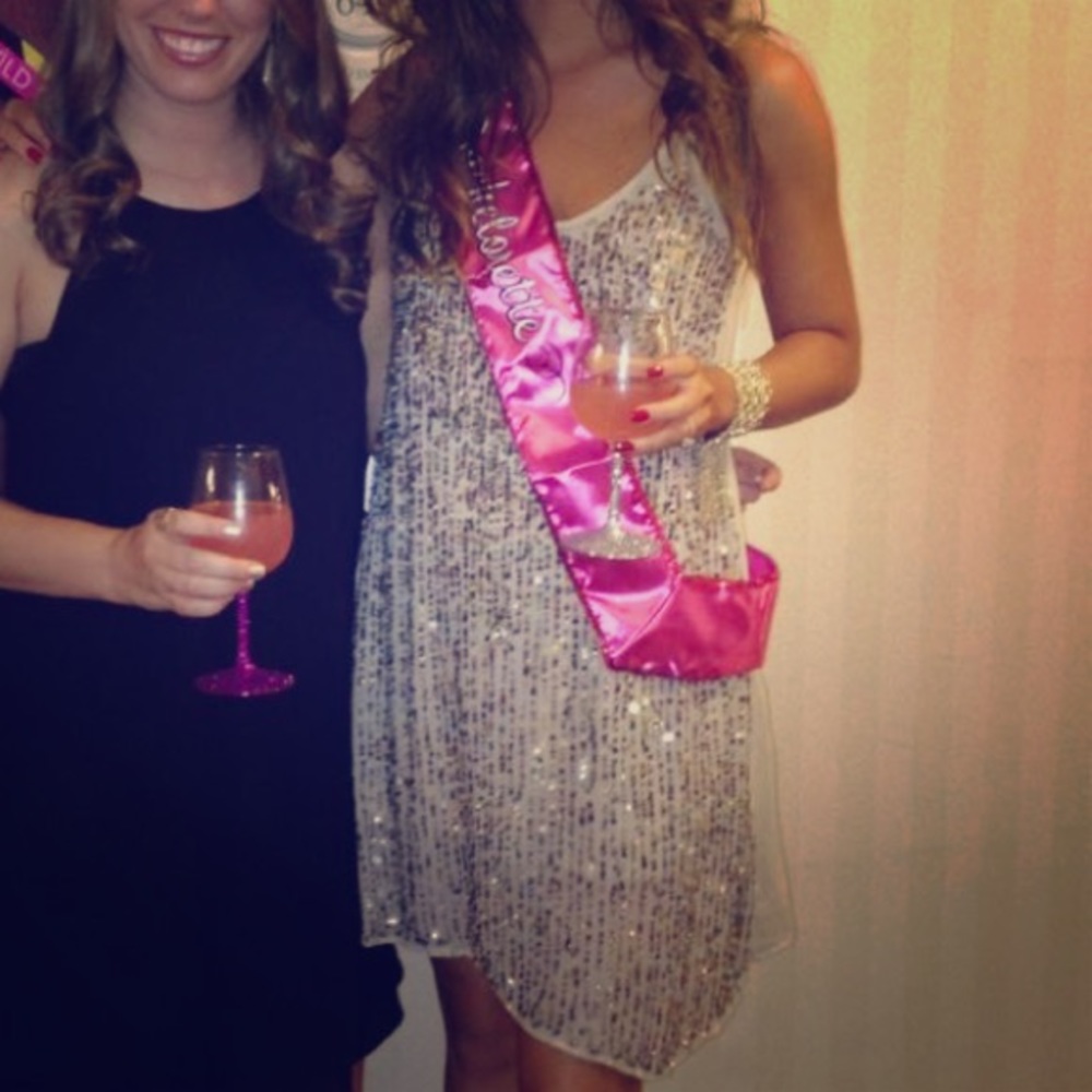 Gold Sequin Party Dress ✨